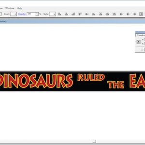 Wenn Dino's Rule Banner 1/1 Digital Download