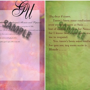 Wicked &quot;What is this Feeling?&quot; 2 x letters. Screen accurate, Digital Download