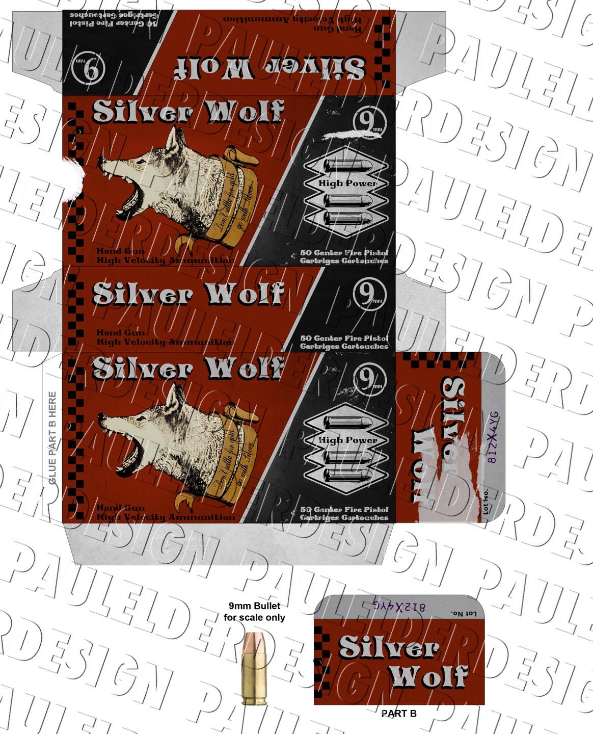 バイオハザード ヴィレッジ、シルバーウルフ、弾薬箱、レプリカ