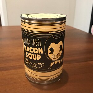 Bacon Soup Label Inspired by Bendy and the Ink Machine - Etsy