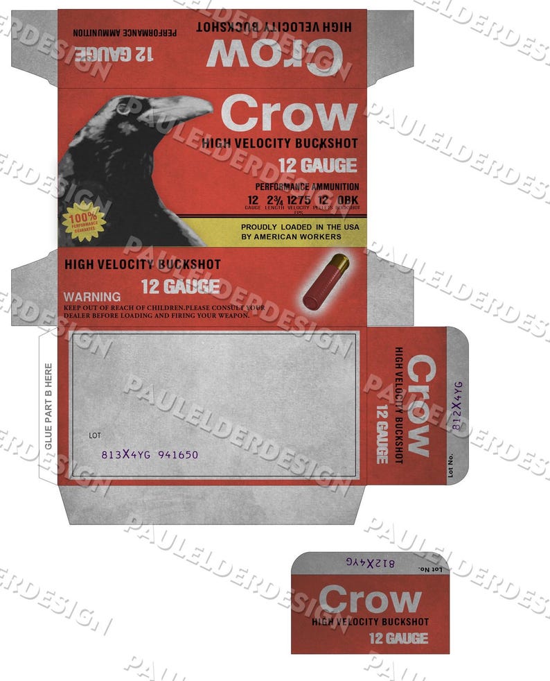 Silent Hill, Shotgun Ammo, Replica, Papercraft, Digital Download image 2