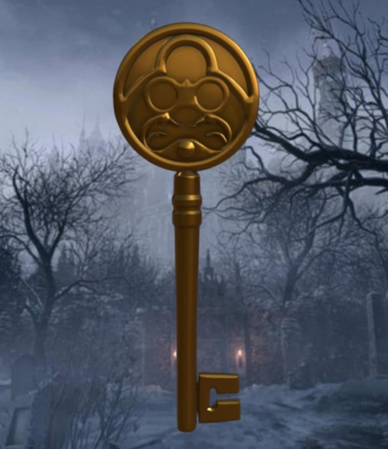 Resident Evil Village Iron Insignia Key Prop Replica STL Etsy