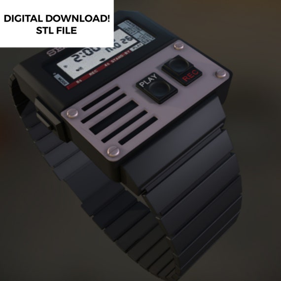 Ghostbusters Watch Seiko Voice Note STL Digital Download - Etsy Ghostbusters Watch Seiko Voice Note STL Digital Download - Etsy