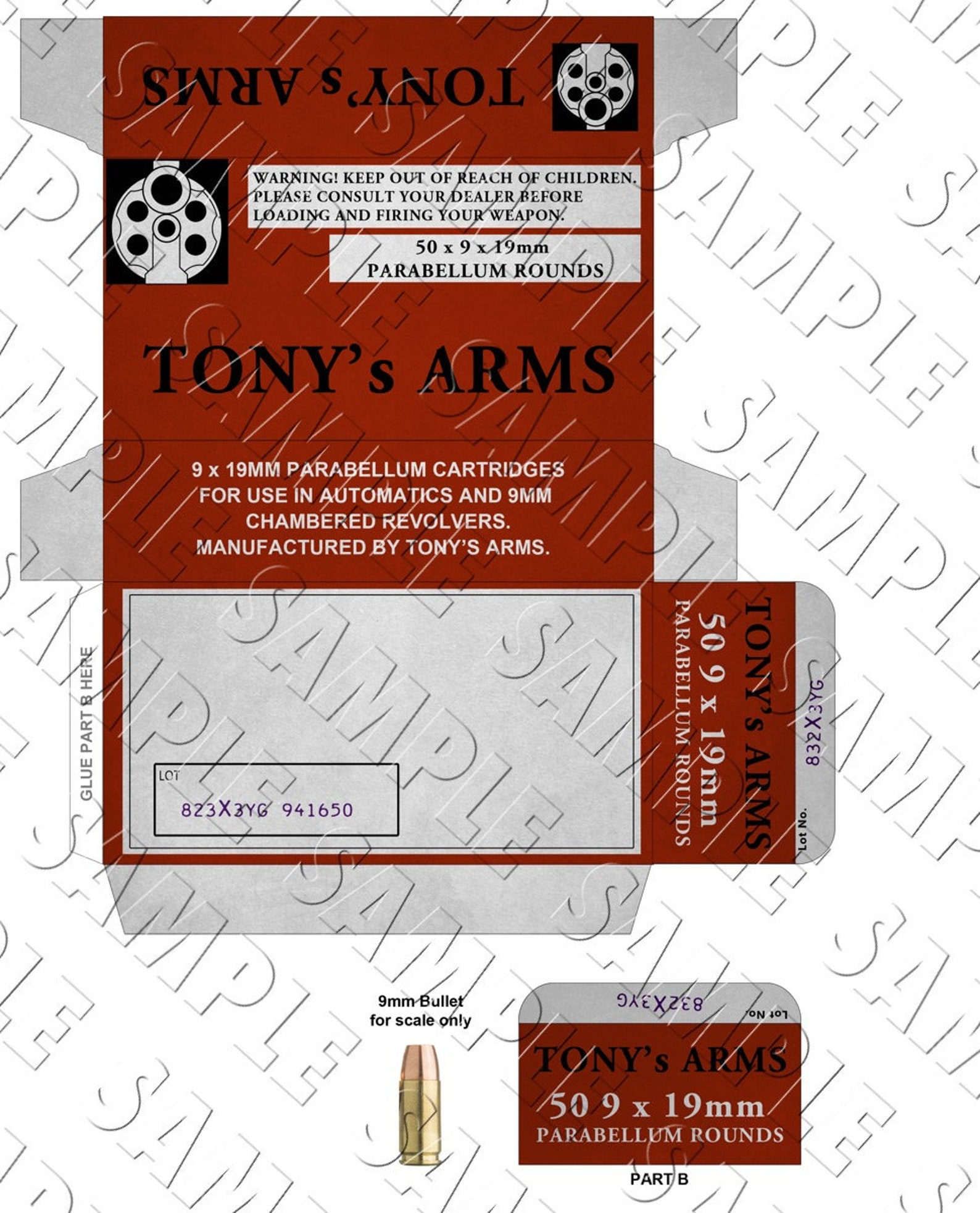 Resident Evil Tonys Arms Ammo Box Replica Digital | Etsy