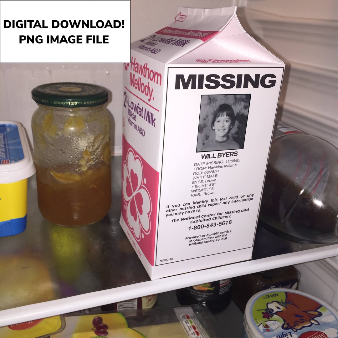 Stranger Things Barb Milk Carton