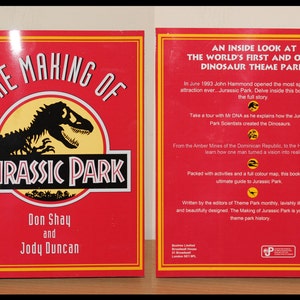The Making of Jurassic Park book cover Digital Download