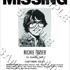 IT Missing Poster, Replica, Digital Download