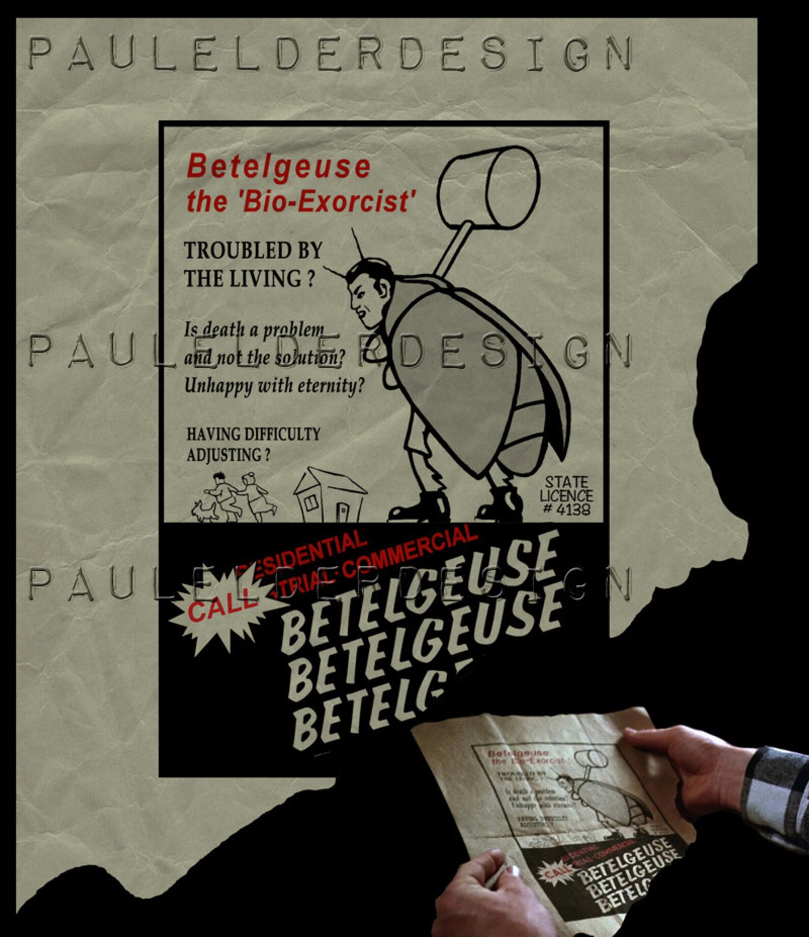 Beetlejuice Flyer Digital Download | Etsy