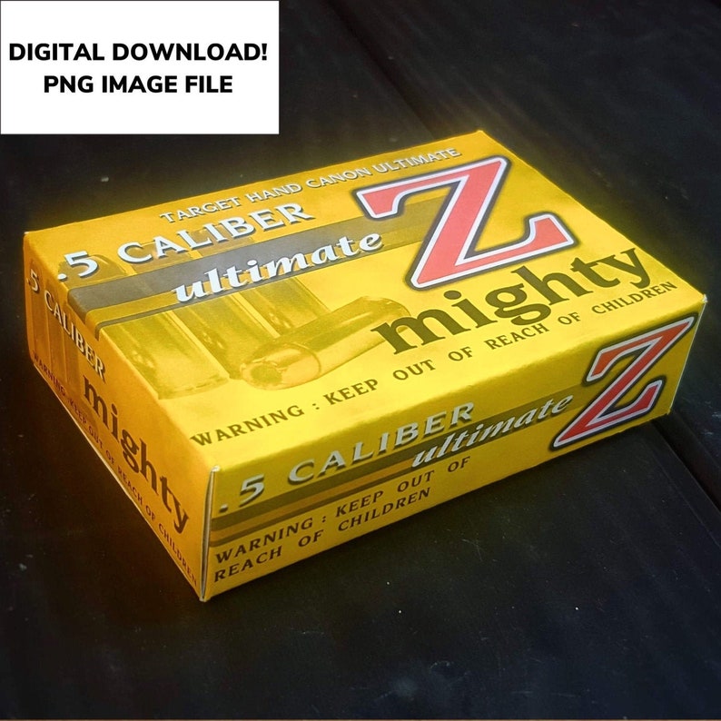 Resident Evil Mighty Z Ammo Box Replica Digital Download - Etsy