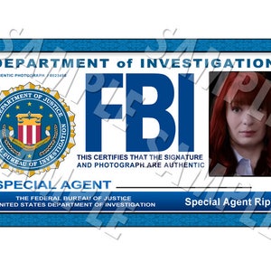 Supernatural Charlie Bradbury Fake ID, Replica, Digital Download