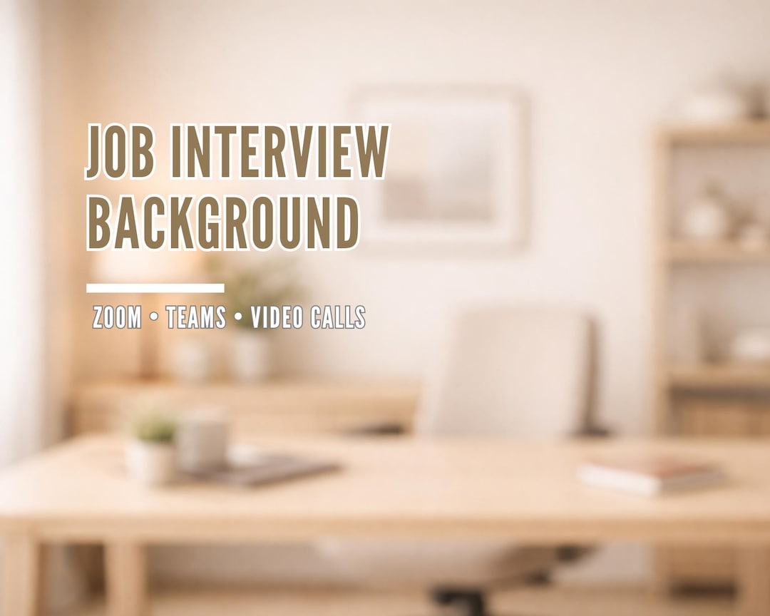 Job Interview Zoom Background, Professional Blurred Office Background ...