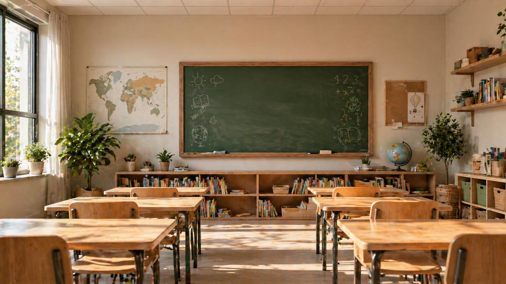 Teacher Zoom Background | Virtual Classroom Background | Online ...
