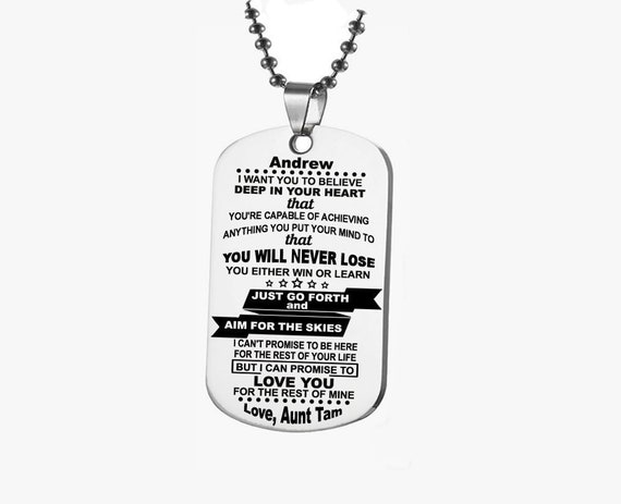 Ignacio v2 Luxury Dog Tag Necklace Personalized Name Gifts