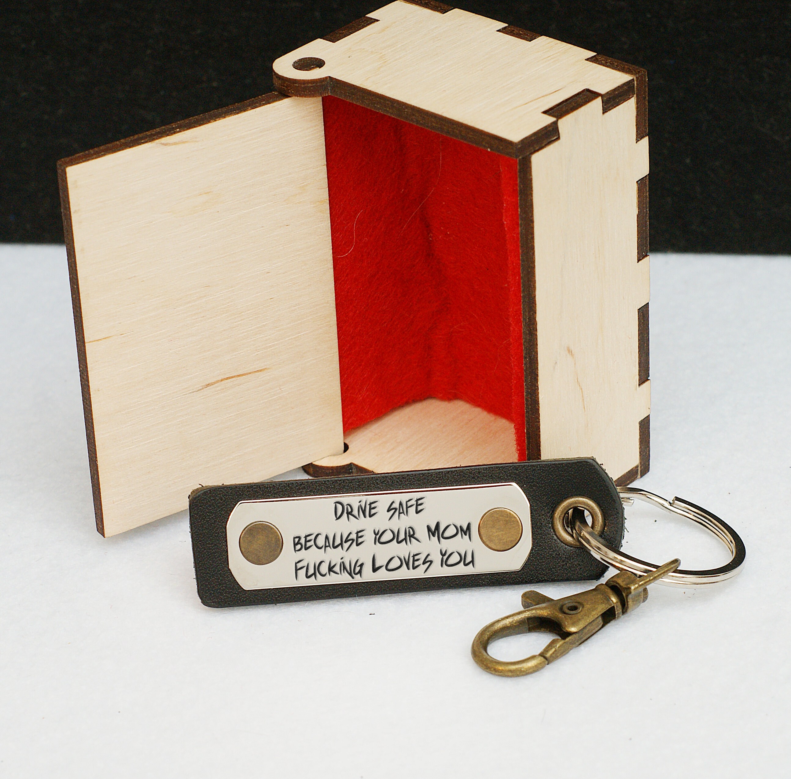 To my son drive safe graduation gift idea Custom son Keychain Etsy