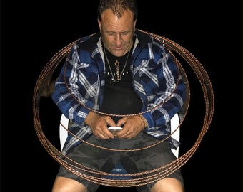 Double Cubit Teotihaucan Healing Ring - 67cm across - Horse Harmonizer  - Tensor Ring - Reiki Healing Tool - Radionics - meditation - chakra
