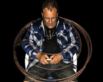 Double Cubit Teotihaucan Healing Ring - 67cm across - Horse Harmonizer  - Tensor Ring - Reiki Healing Tool - Radionics - meditation - chakra