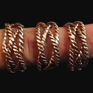 Field Generator Ring - Tensor Ring - EMF Protection - Copper Ring Unisex - Unique Gift - Copper Ring Lady - Reiki Tool - Sacred Geometry image 5