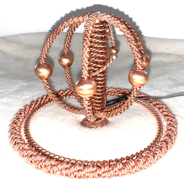 The Empowerment Cubit New Dimension Community Harmoniser and Ring Set, radionics, tensor rings, copper ring, copper jewellery, 5G protection