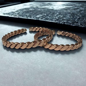 Tersorring Armband, ROYAL CUBIT BTS, 8 mm breit, Schmerzlinderung, Radionik, EMF-Schutz, Wi-Fi-Schutz, Chembuster, Kupfer