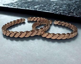 Tensor Ring Bracelet, ROYAL CUBIT BTS,  Heavy 8mm wide, Pain Relief , Radionics, emf protection, wifi protection, chembuster, copper