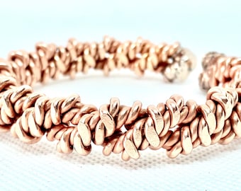 New Dimension Bracelet Open End - Tensor ring - copper