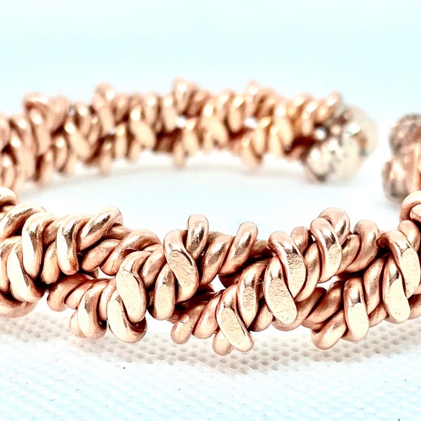 New Dimension Bracelet Open End - Tensor ring - copper