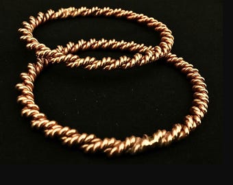 Teotihaucan Tensor Ring Bangle Double Twist