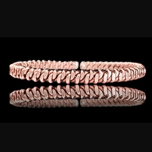 Beyond The Sky Royal dubbele twist-armband, tensorring, koperen ring, radionica, EMV-bescherming, pijnverlichting, heilige geometrie, healing tool