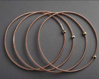 X1 Full Royal Cubit Tensor Ring, Reiki Tool, Unisex Gift, Copper Jewellery, Sacred Geometry Ring, Crystal Grids, EMF Protection