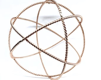 Full Lost Cubit Field Generator - Tensor ring - EMF Protection - Reiki Tool - Crystal Grid - Meditation Tool - Sacred Geometry Ring