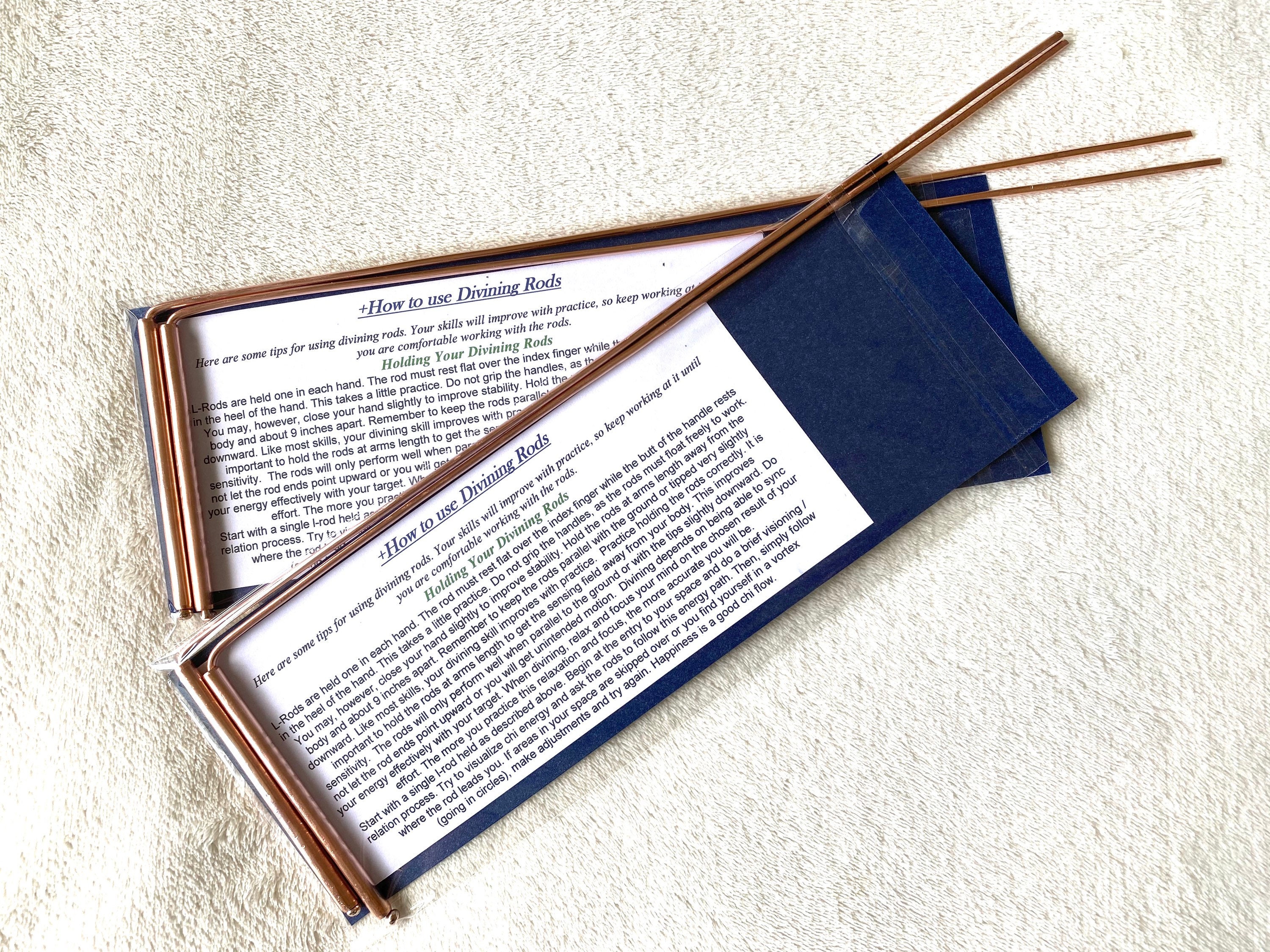 Dowsing Rods 1 Set Copper Pure Copper Cut To Sacred Cubit | Etsy Ireland