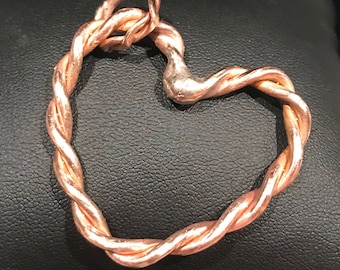 Teotihaucan Heart Tensor Ring Pendant