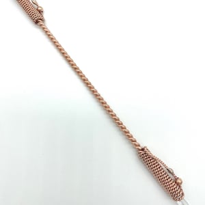 Chakra healing Tensor wand with double avuvac and magnetite