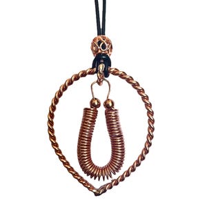 Feedback Loop Pendant Tensor Ring, Unique Gift, EMF Protection