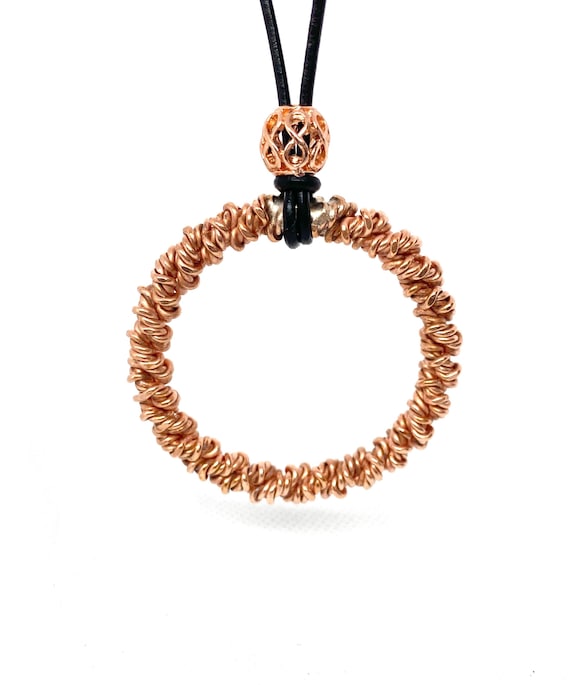 New Dimension Pendant, Tensor Rings, Copper Rings, Radionics, Reiki Tools, copper Pendant, frequency Healing, emf Protection