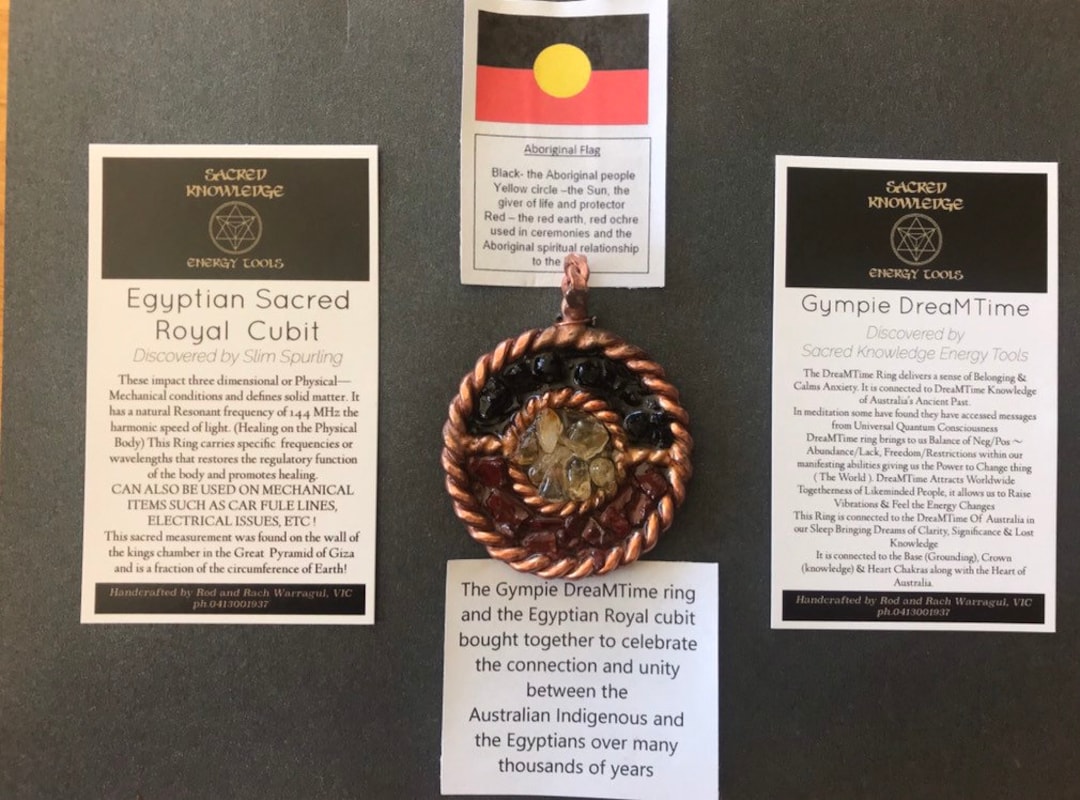 Aboriginal Flag Tensor Pendant Gympie Dreamtime Cubit Etsy