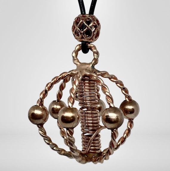The Gympie DreaMTime 5G Personal Protection -  Harmoniser Pendant - Tensor Ring - Copper Pendant - Radionics - Unique Gift - Crystal Grids