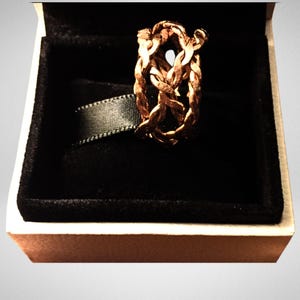 Field Generator Ring - Tensor Ring - EMF Protection - Copper Ring Unisex - Unique Gift - Copper Ring Lady - Reiki Tool - Sacred Geometry image 7