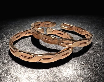 Tensor Ring Bracelet, Teotihuacan BTS Heavy 8mm wide, Balance and Harmony, Radionics, emf protection, wifi protection, chembuster, copper