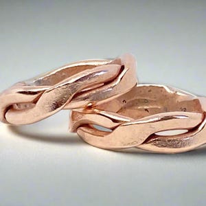 BTS Teotihuacan Finger Ring - Tensor Ring - Copper Ring Unisex - Reiki Healing Tool - Meditation Tool - Crystal Grids - EMF Protection