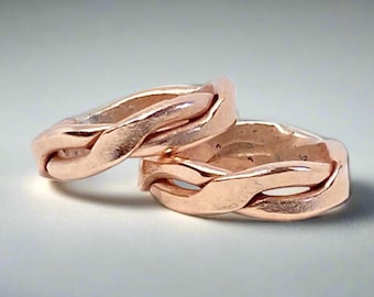 BTS Teotihuacan Finger Ring - Tensor Ring - Copper Ring Unisex - Reiki Healing Tool - Meditation Tool - Crystal Grids - EMF Protection