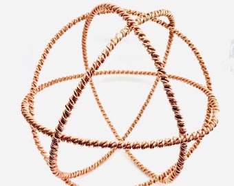Full Royal/Sacred Cubit Double Twist Field Generator, EMF Protection, Tensor Rings