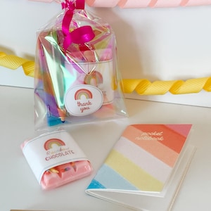 1:3 Scale Party Favor Bag for 18” Doll, gold pencil, dollhouse, BJD, Smart Doll