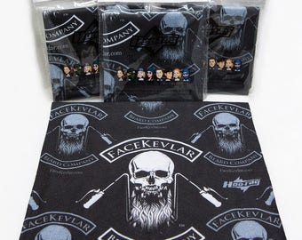 The FaceKevlar HooRag {face mask, beanie, headband, bandana,  all in one}