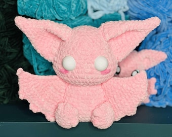 Crochet Bat Pattern PDF – Amigurumi Halloween Bat Plush & Mini Bat | DIY Crochet Animal Pattern Instant Download