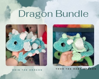 Dragon Crochet Pattern Bundle – Odin & Thor Amigurumi PDF