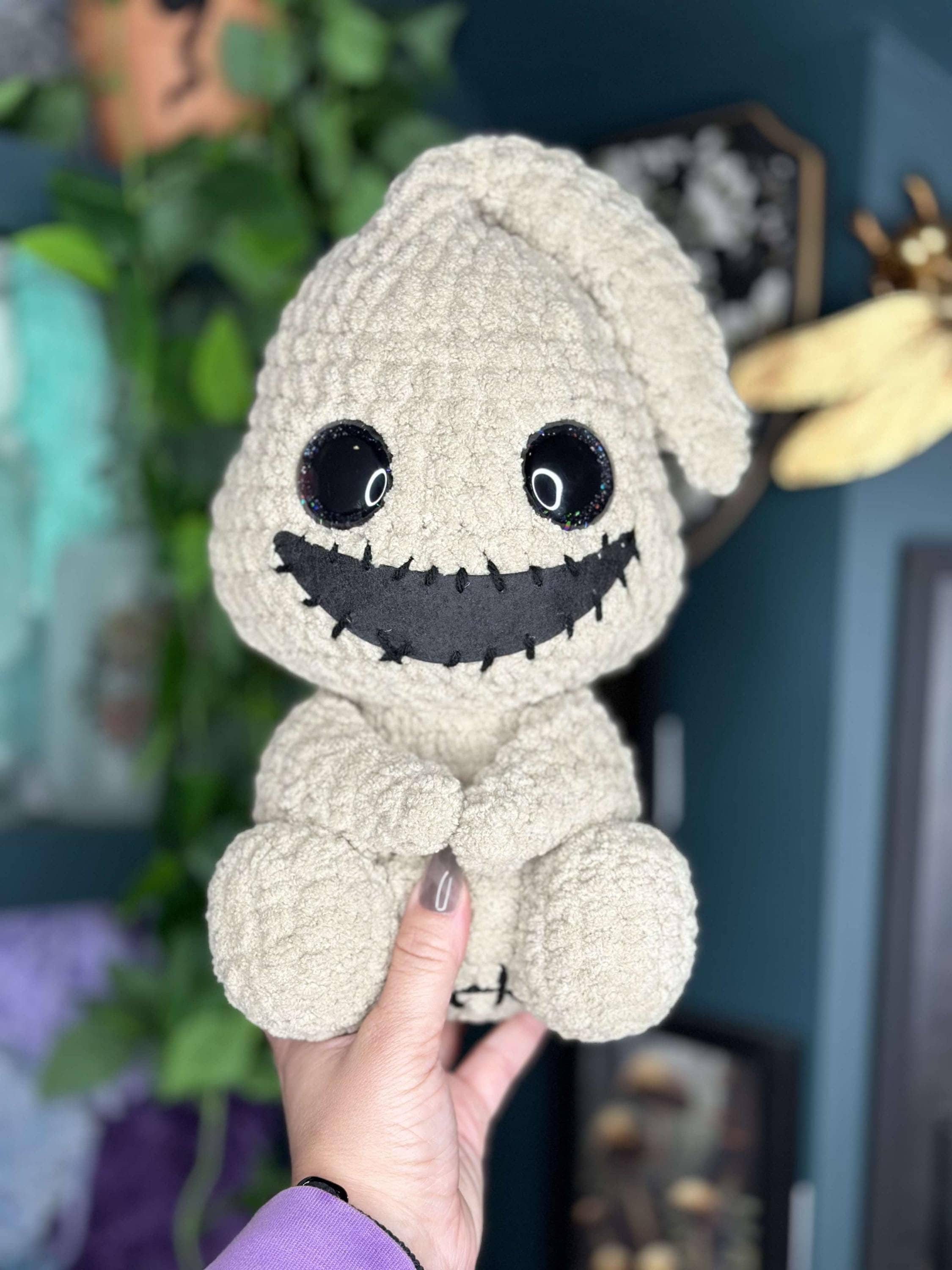 Shadow Man Crochet Pattern PDF- Nightmare Halloween Amigurumi Plush/ DIY Crochet Villain Pattern