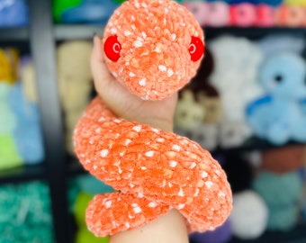 Schema per realizzare un serpente all'uncinetto (Amigurumi) (Download digitale)