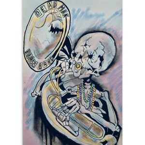 The Tuba Player | Art Print