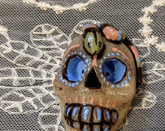 Handmade Snake Sugar Skull